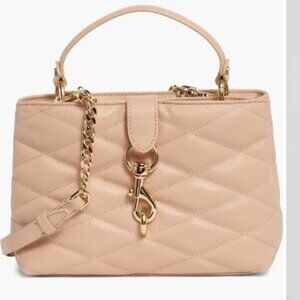 NWT Rebecca Minkoff - Edie Top Handle Satchel With Diamond Quilt "NWT"